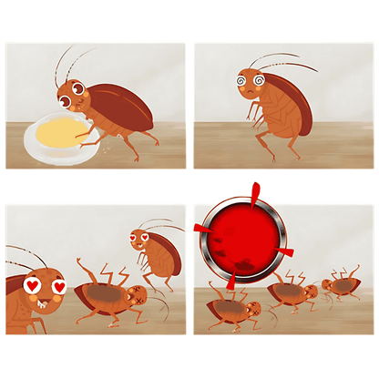 InfektTrap® – Trappola per Scarafaggi e Blatte - Potente e Contagiosa
